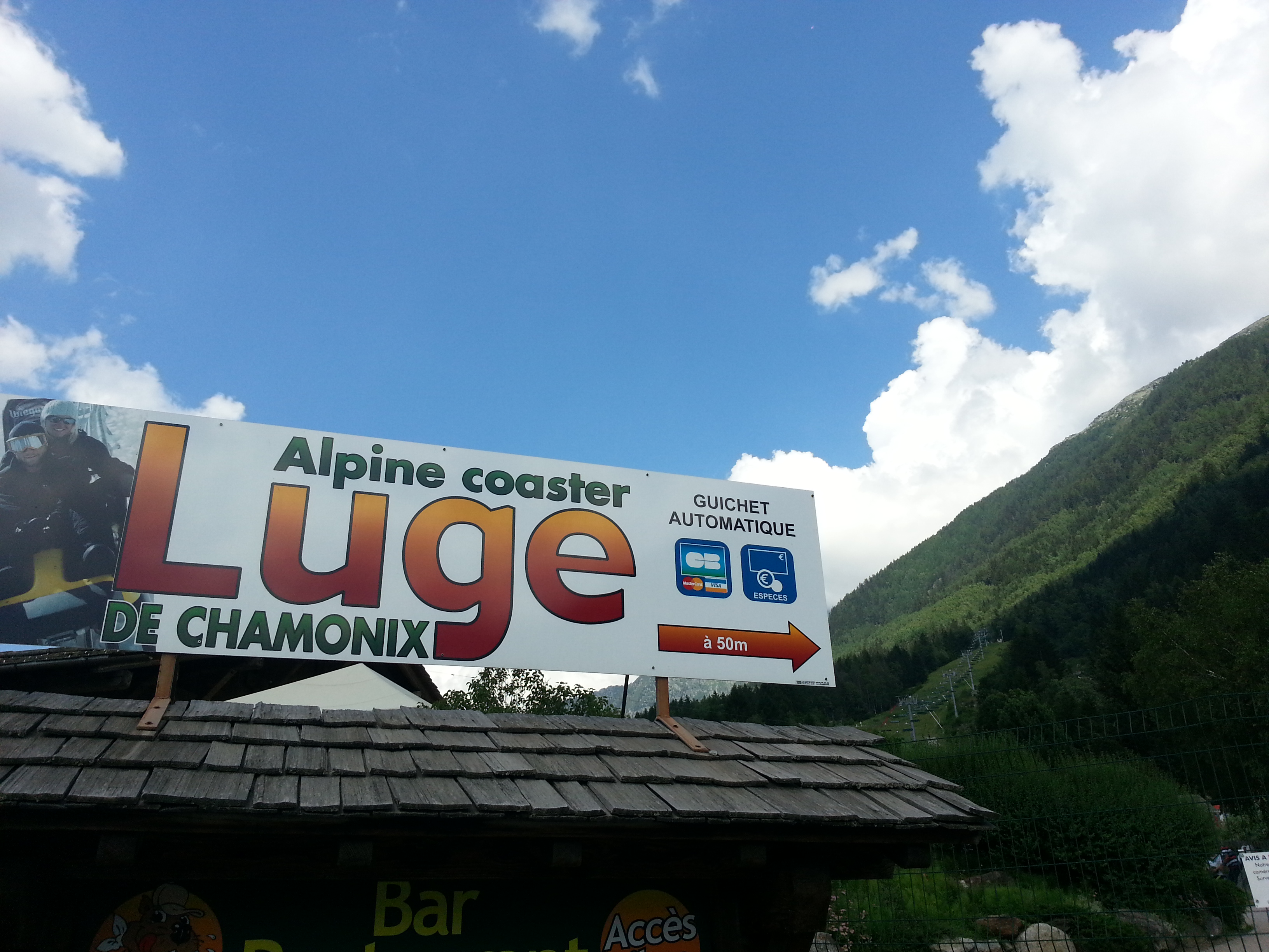 alpine coaster luge d'ete chamonix mont blanc