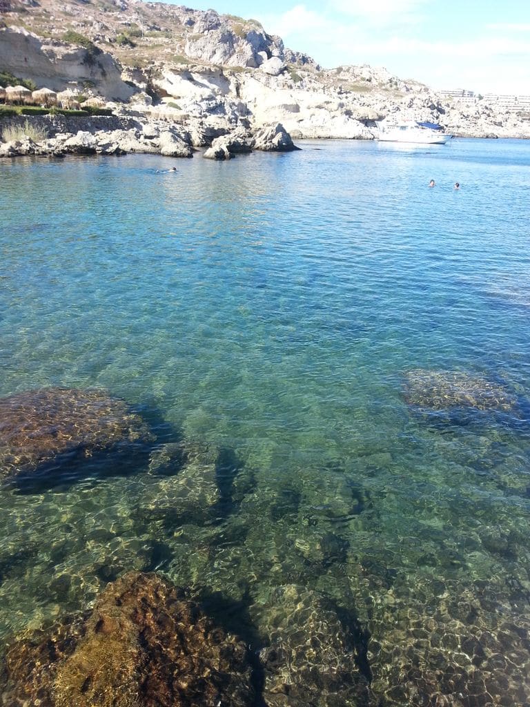 kallithea eau transparente snorkeling