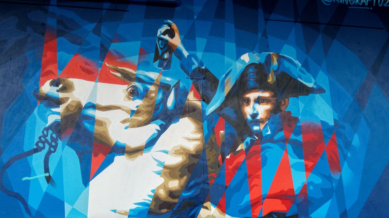 happycurio napoleon street art fresque street art king raptuz