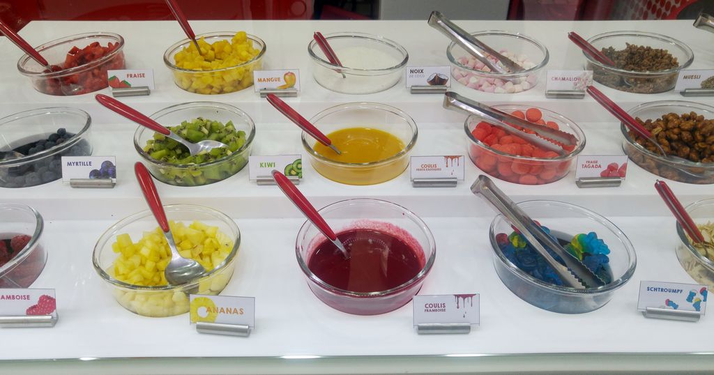 happycurio toppings glace yogurt factory place bellecour