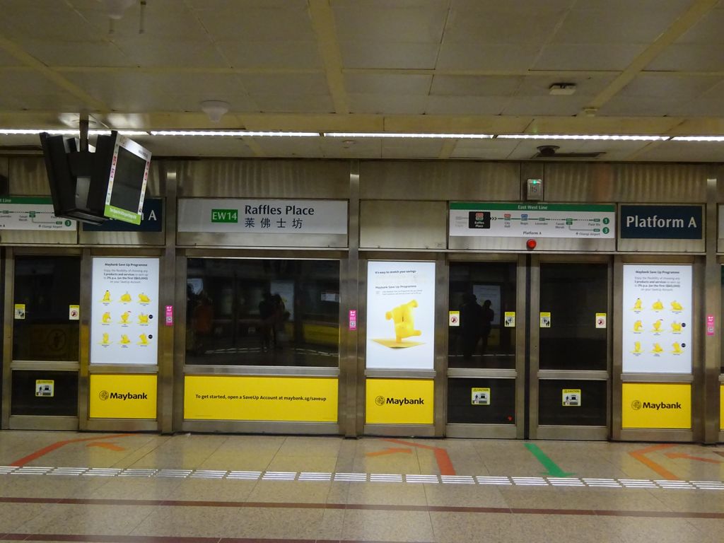 singapour raffles place metro mrt