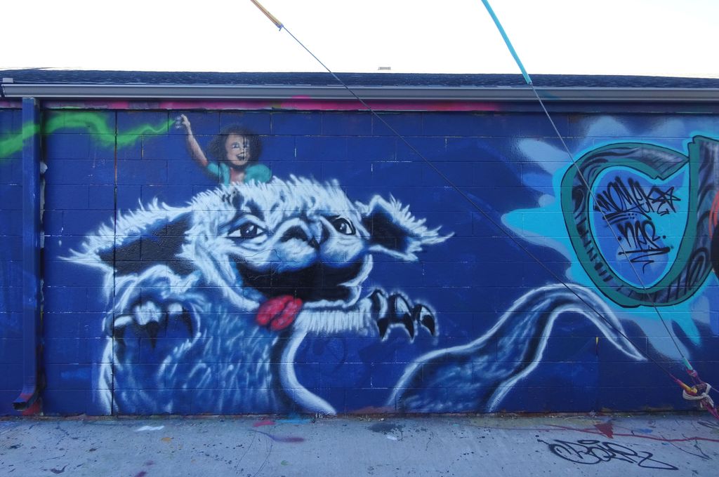 denver street art falkor l'histoire sans fin