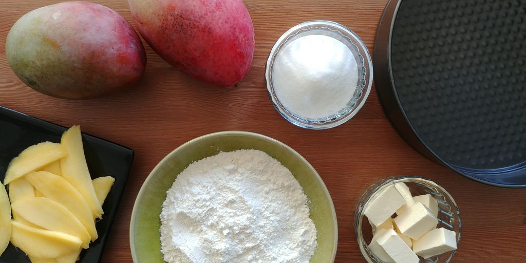 recette tarte fine aux mangues