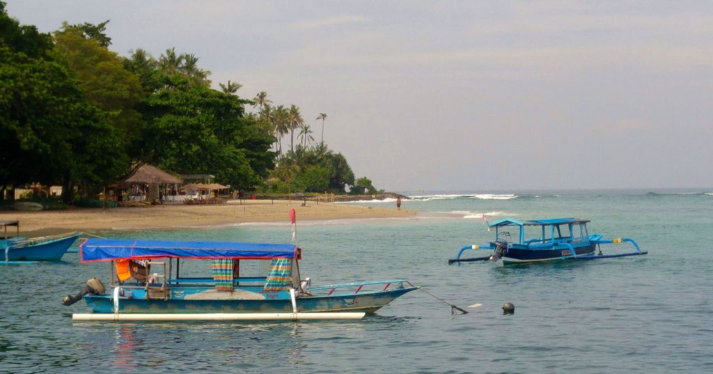 senggigi port plage lombok