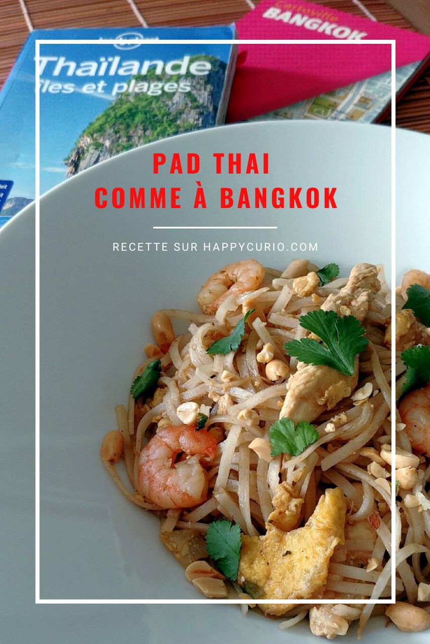 fiche recette de pad thaï