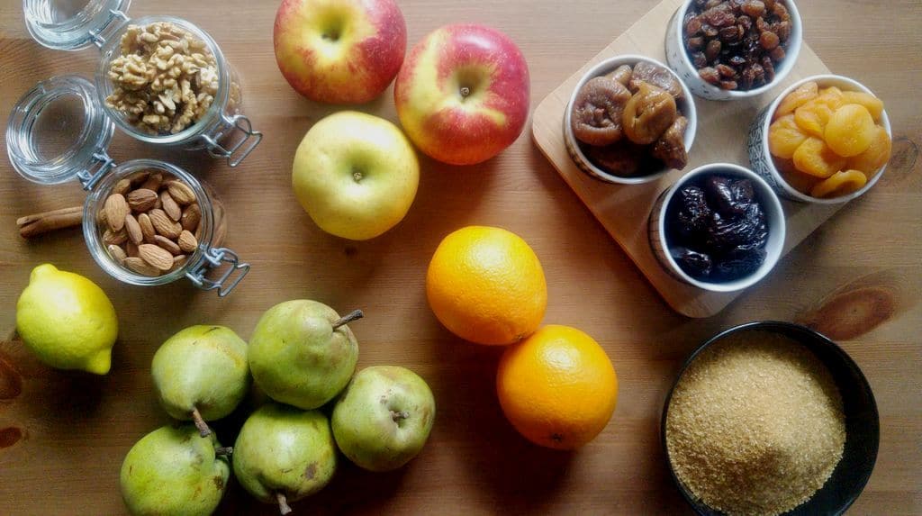 happycurio ingredients recette confiture de noel fruits secs