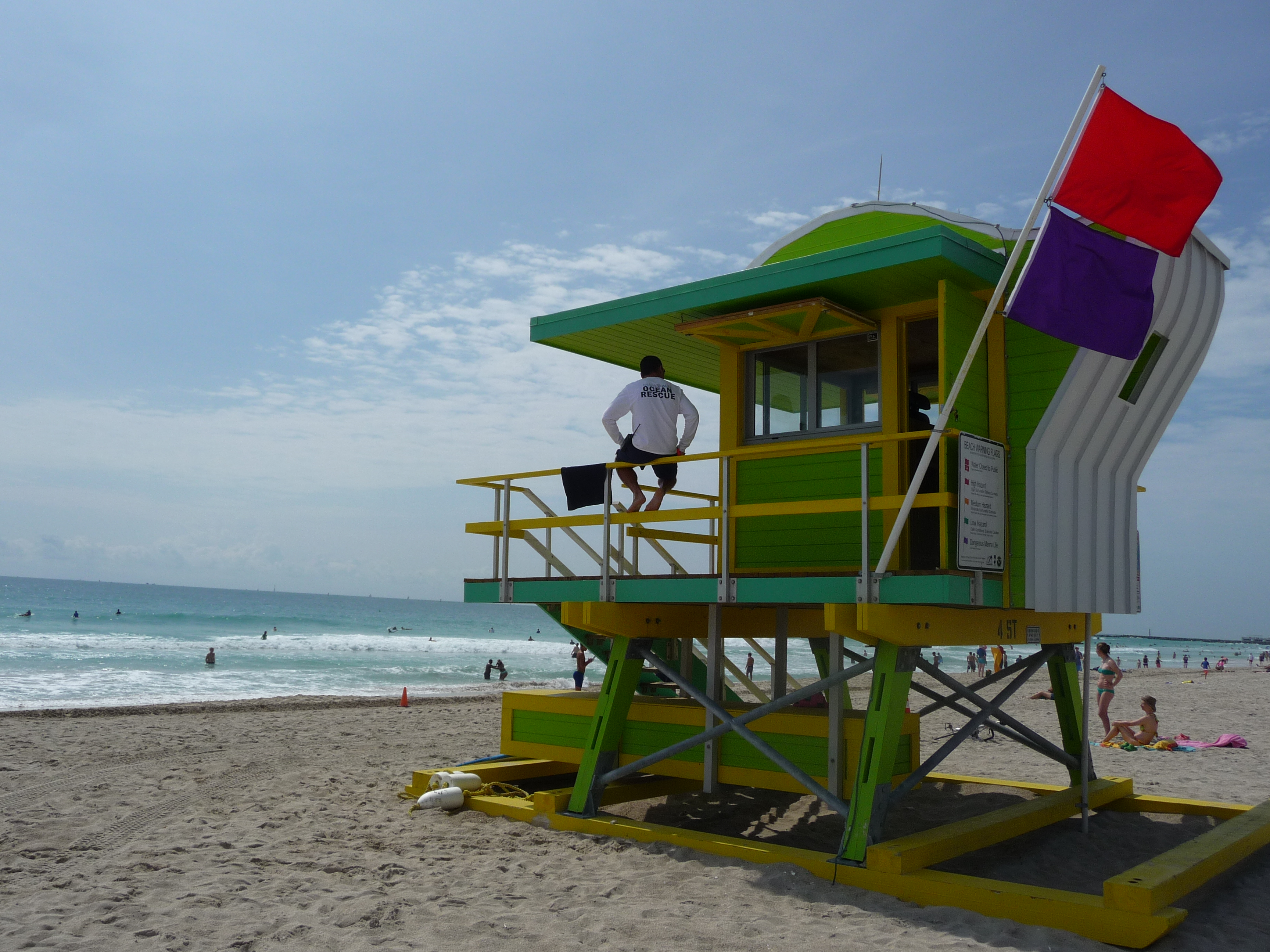 lifeguard on duty miami beach south beach