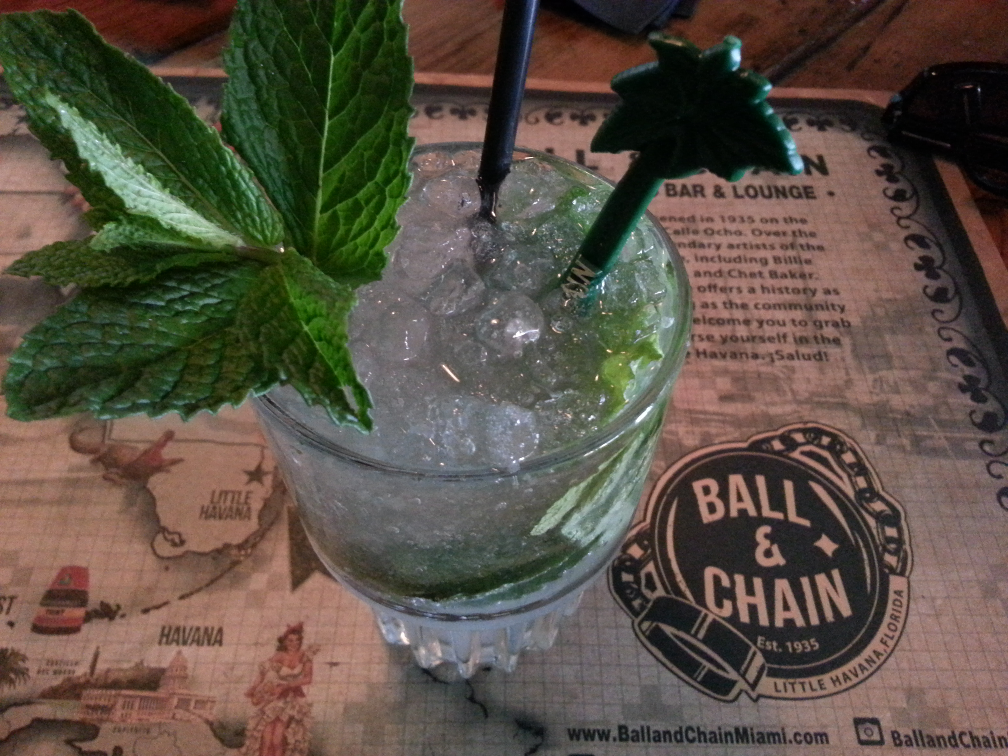 little havana miami mojito ball and chain