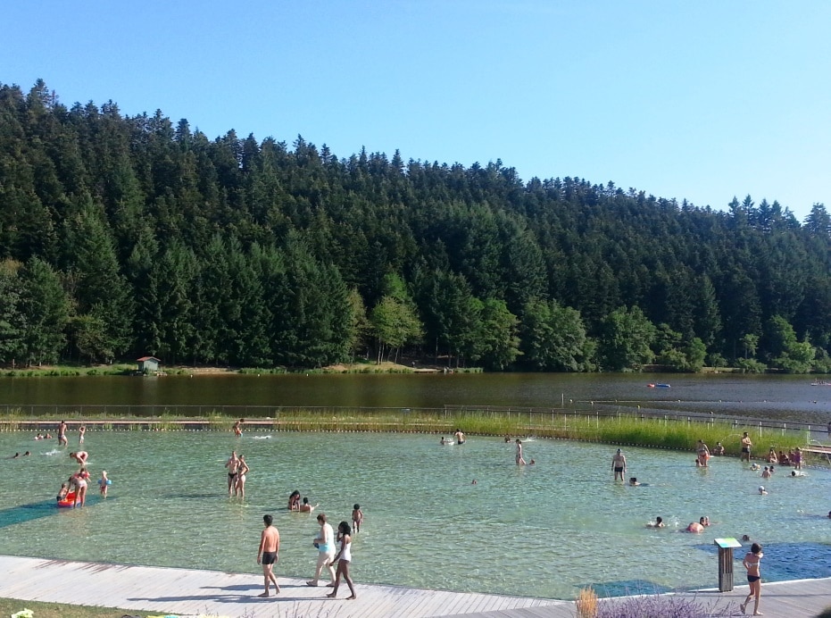 baignade écologique piscine naturelle lac des sapins cublize