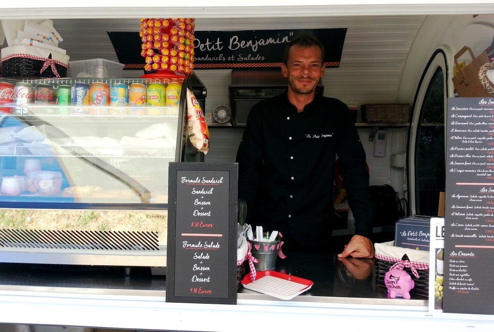 le petit benjamin food truck lyon sandwiches salades