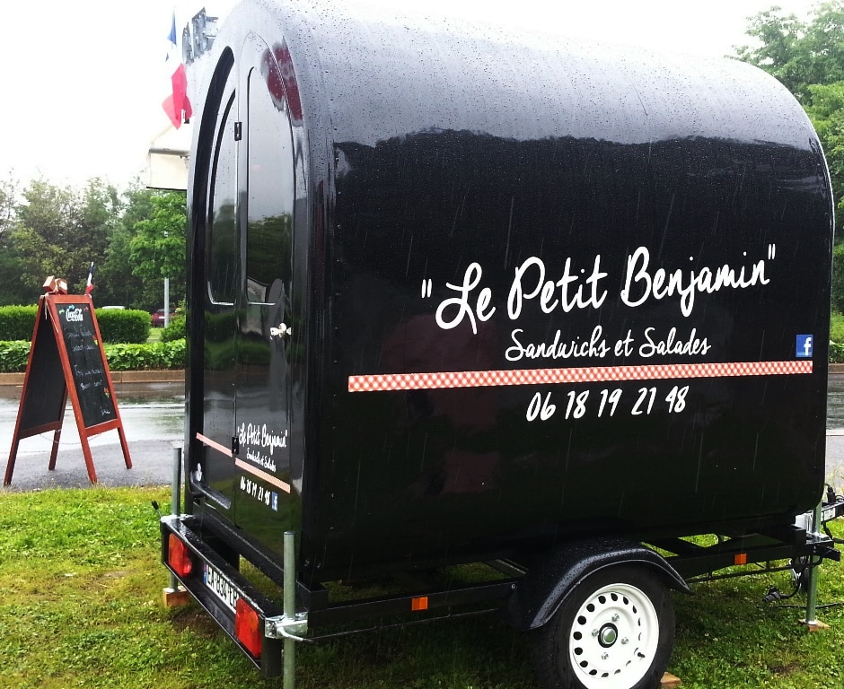 sandwichs et salades le petit benjamin foodtruck qualité lyon