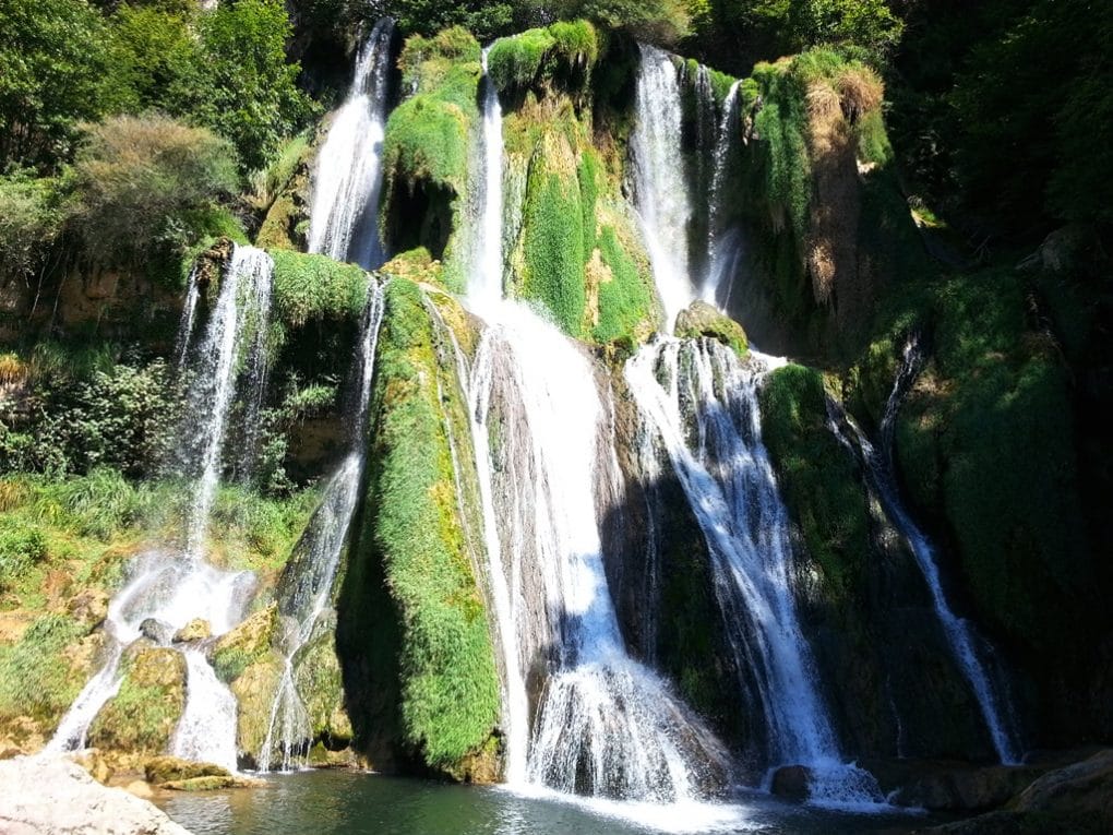 glandieu cascade chute d'eau