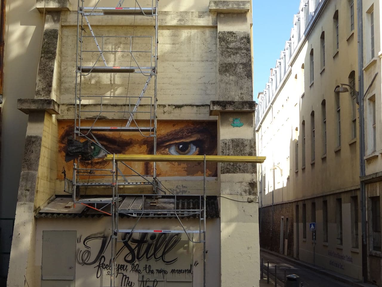 david bowie rue neyret lyon street art