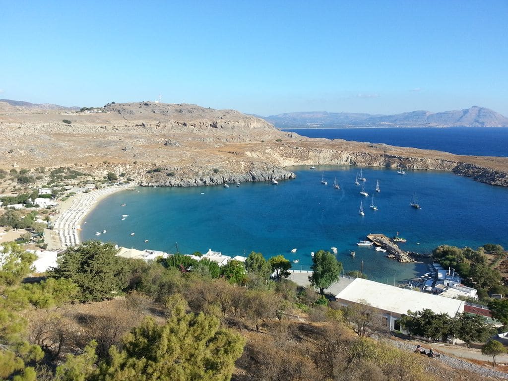 lindos beach