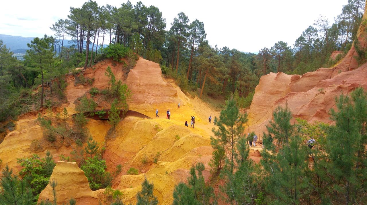 roussillon le sentier des ocres