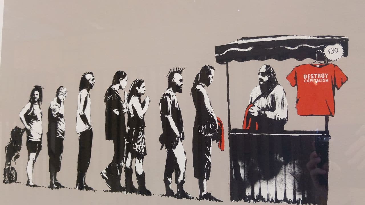 happycurio mausa banksy exposition photo street art
