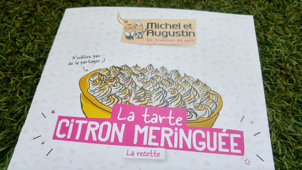 happycurio michel et augustin tarte citron recette revisitée