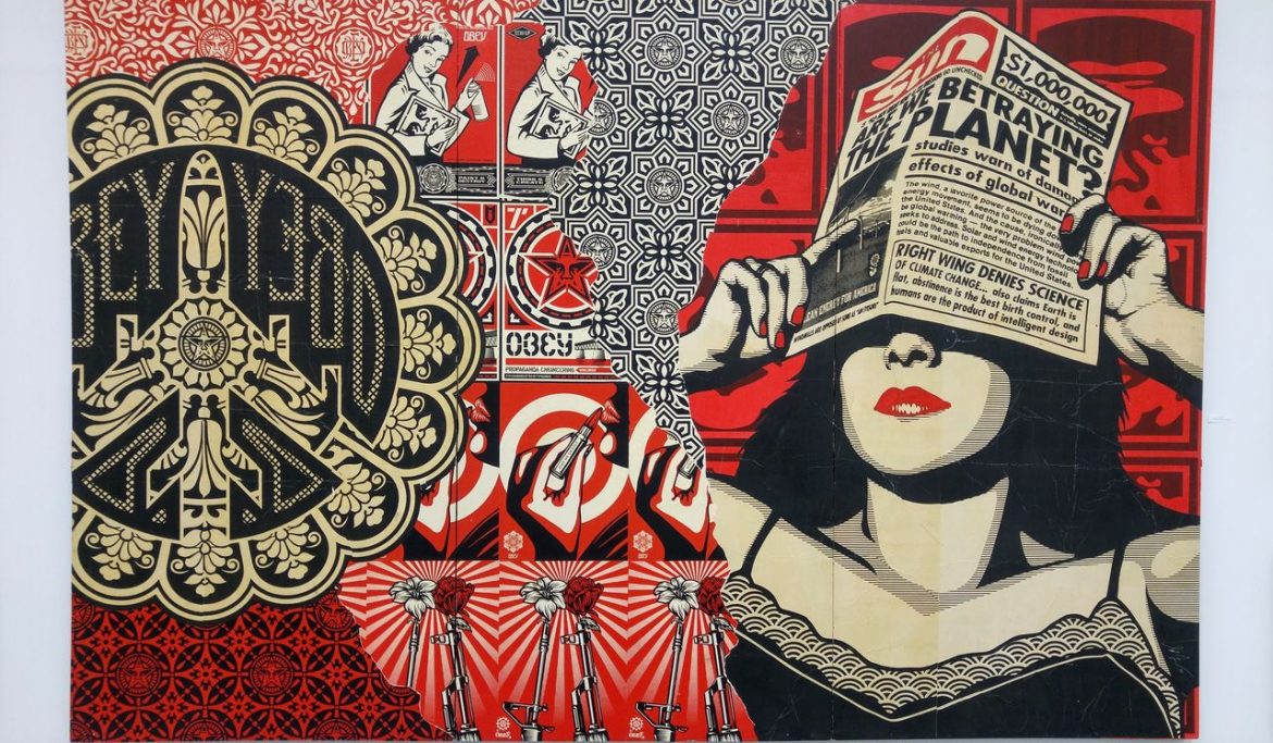 happycurio aerosol street art obey shepard fairey