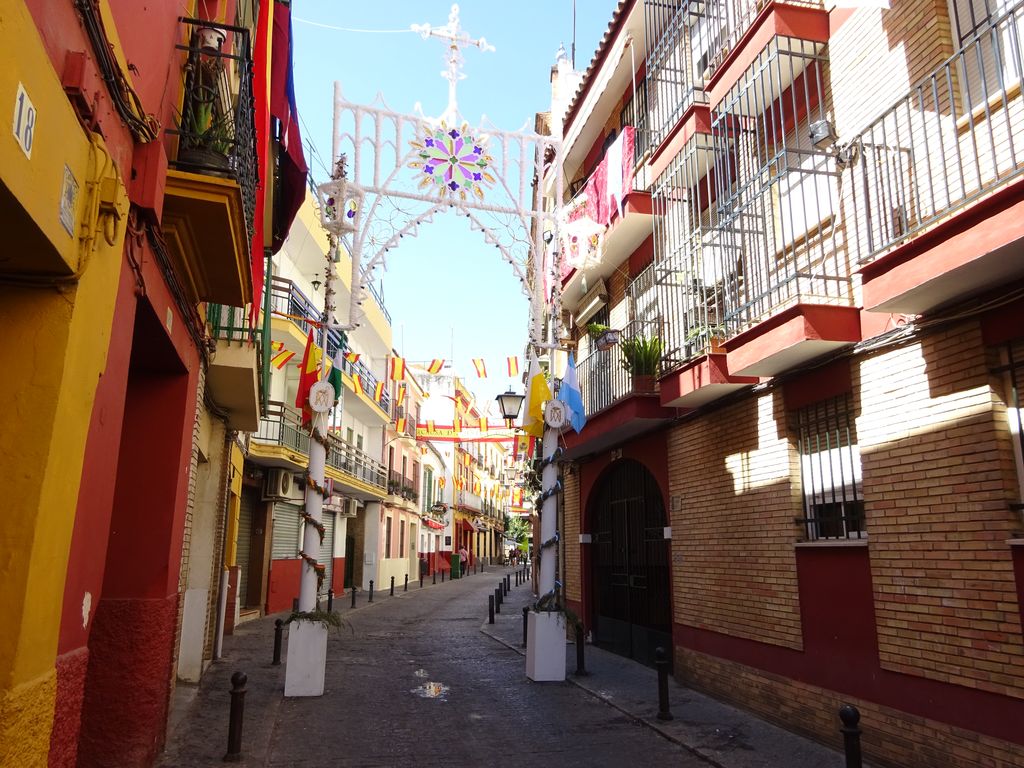 balade dans quartier de triana seville espagne