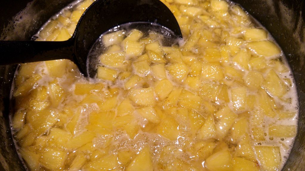 happycurio mise en pot confiture ananas et rhum