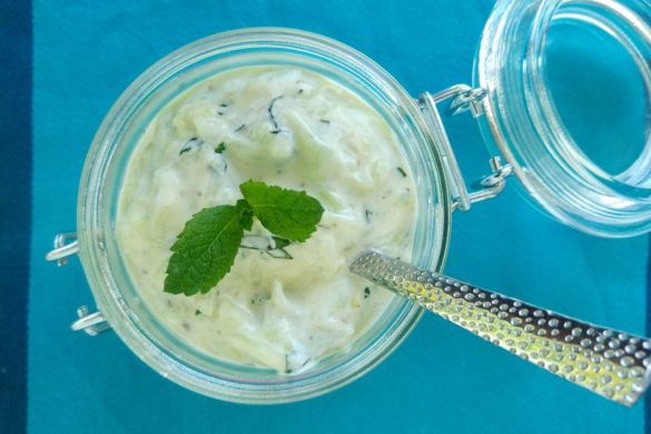 tzatziki specialite grecque recette happycurio aperitif veggie vegetarien