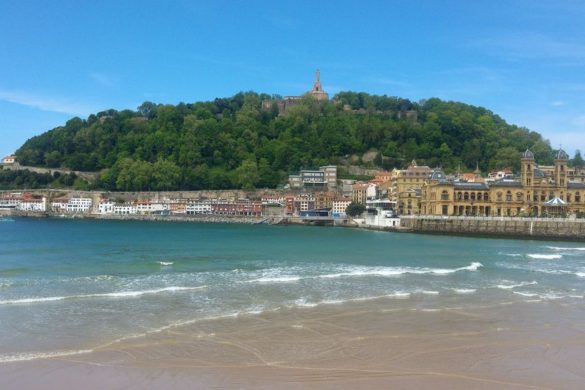 san sebastian playa de la concha espagne