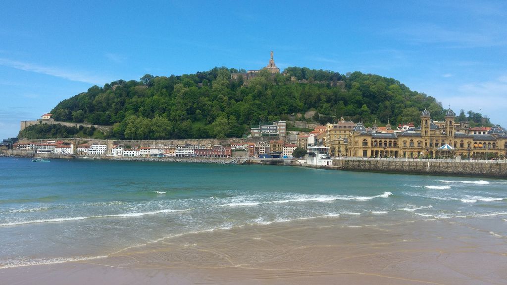 san sebastian playa de la concha espagne