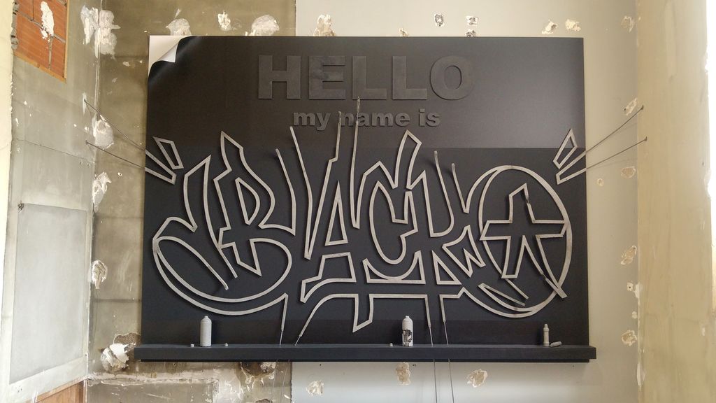 zoo art show my name is black A