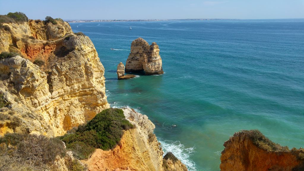 happycurio falaises portugal ponta da piedade lagos plage