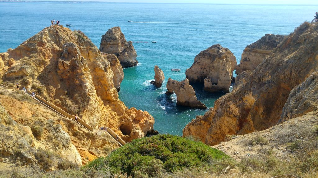 happycurio ponta da piedade algarve lagos vue mer