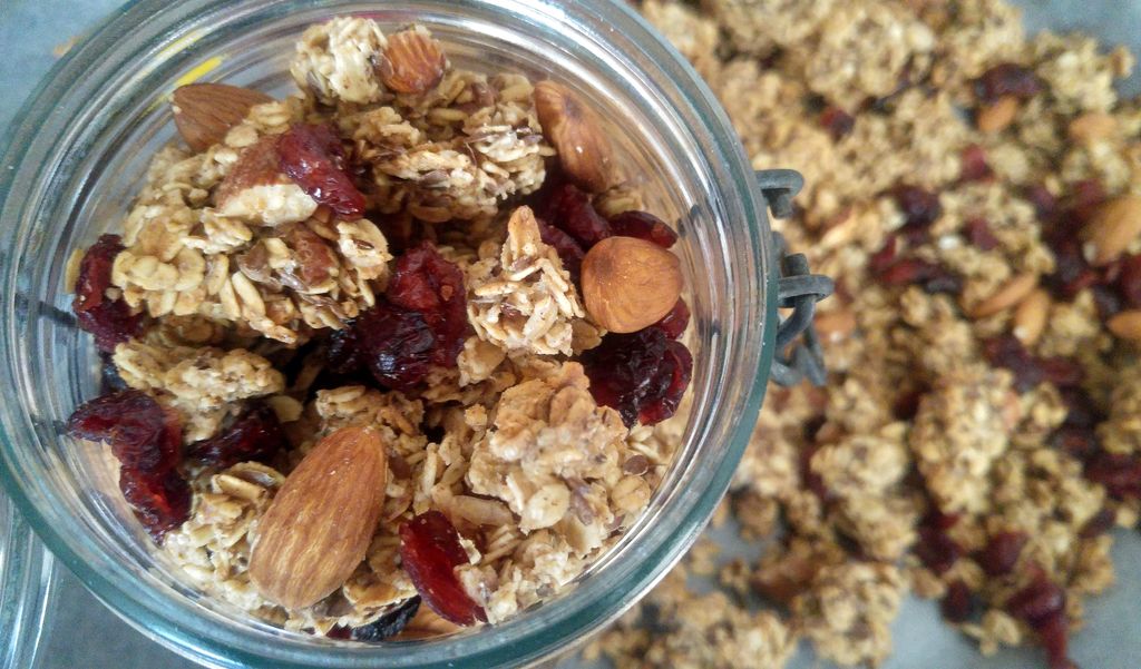 happycurio bocal granola maison croustillant recette facile rapide