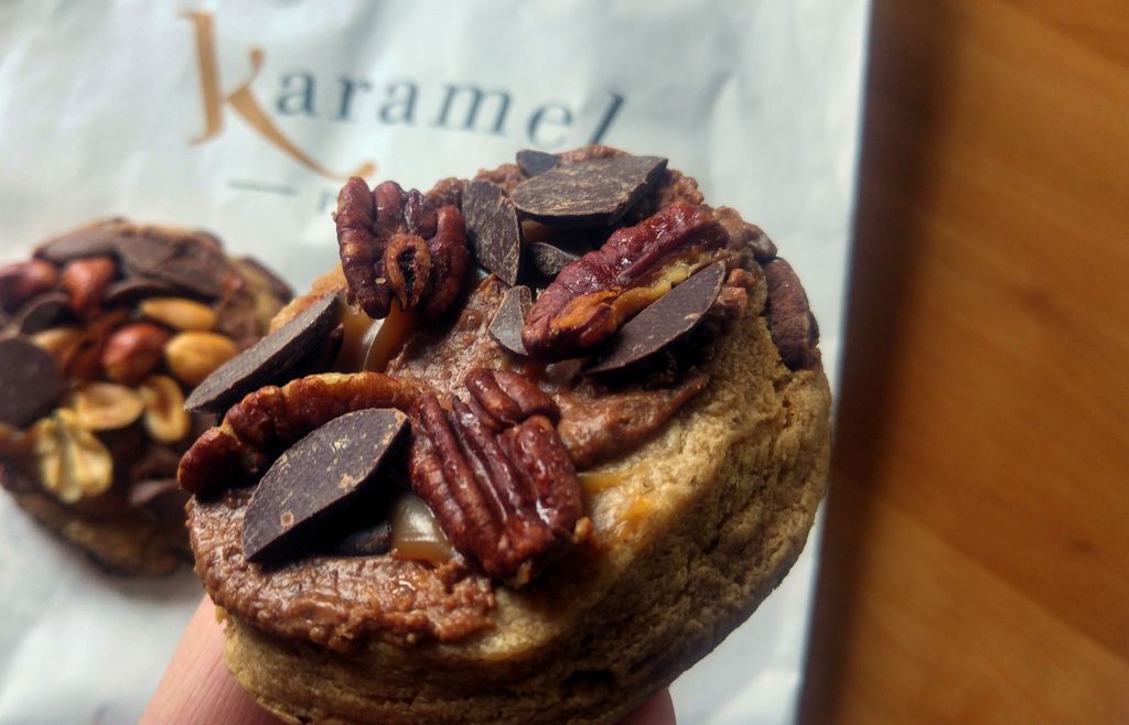 cookie pecan chocolat karamel paris
