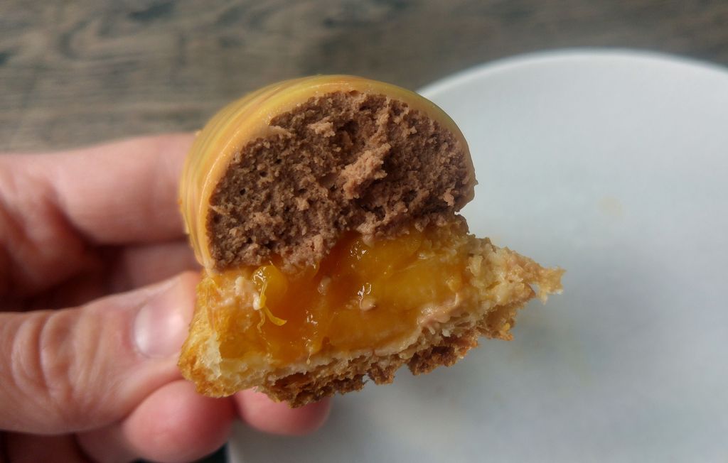 eclair chocolat blanc mangue passion