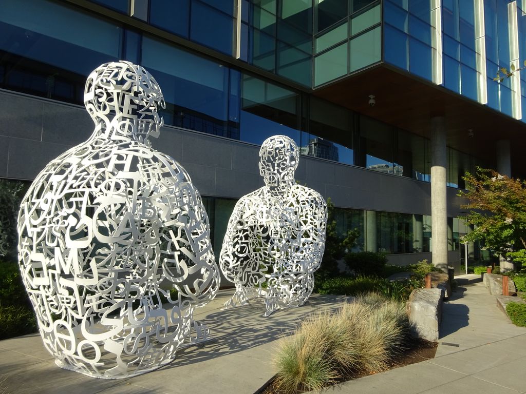 Jaume Plensa mirall face to face seattle