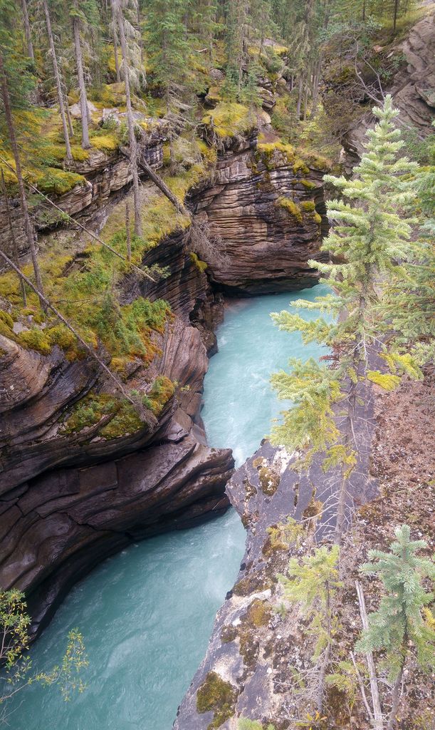 athabasca canyon cascade