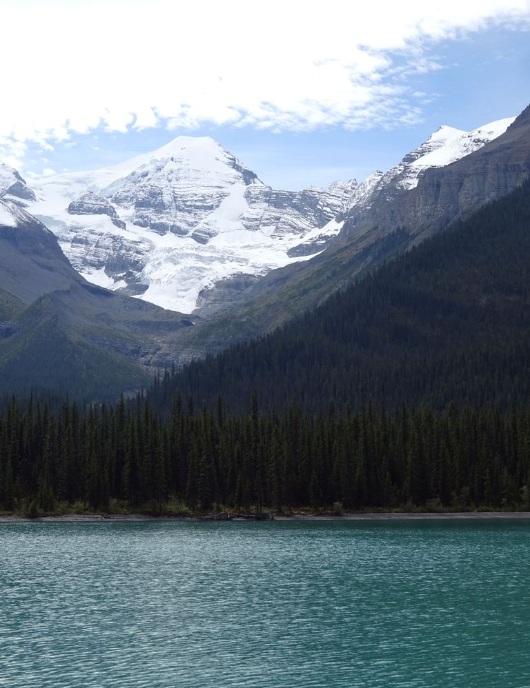 montagne au lac maligne