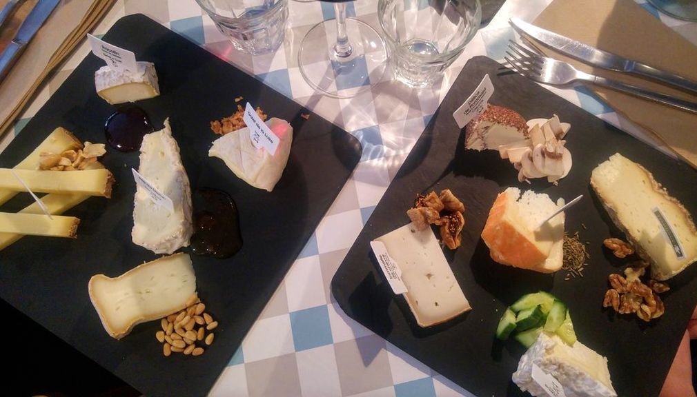 assiette degustation fromages l'instant fromages rue sainte helene