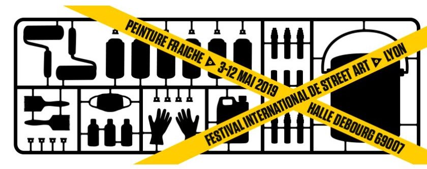 affiche peinture fraiche festival lyon