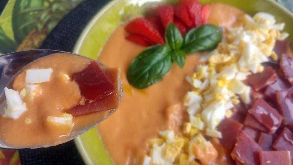 gaspacho ou salmorejo andalou