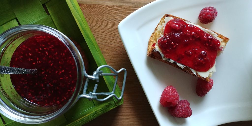 recette confiture cerise et framboises