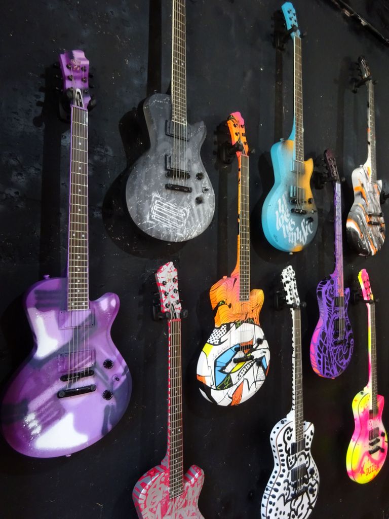 zoo art show guitares custom 77