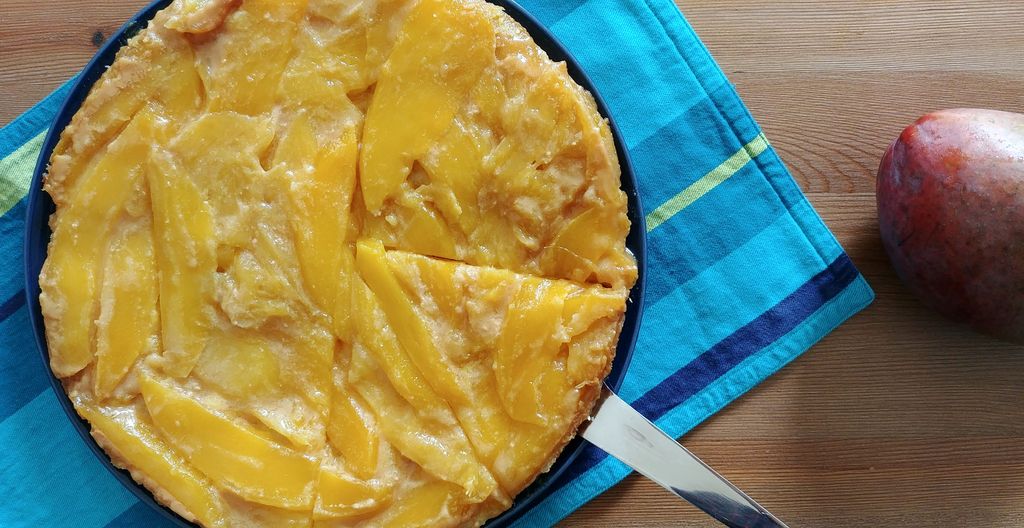 tarte tatin mangue et caramel