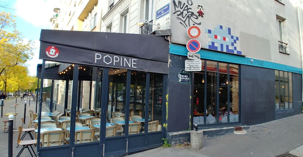 restaurant pizza cocktail popine paris