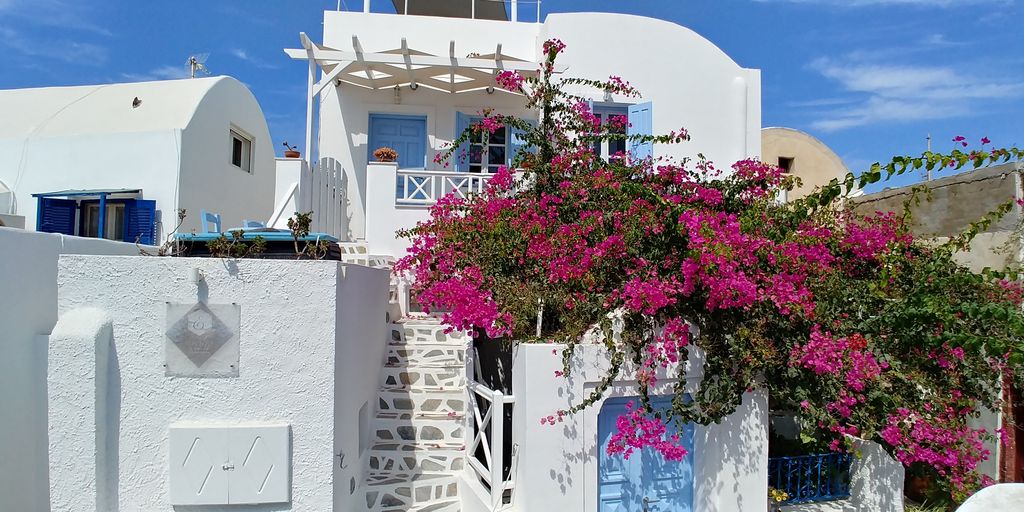 rues d'oia santorin