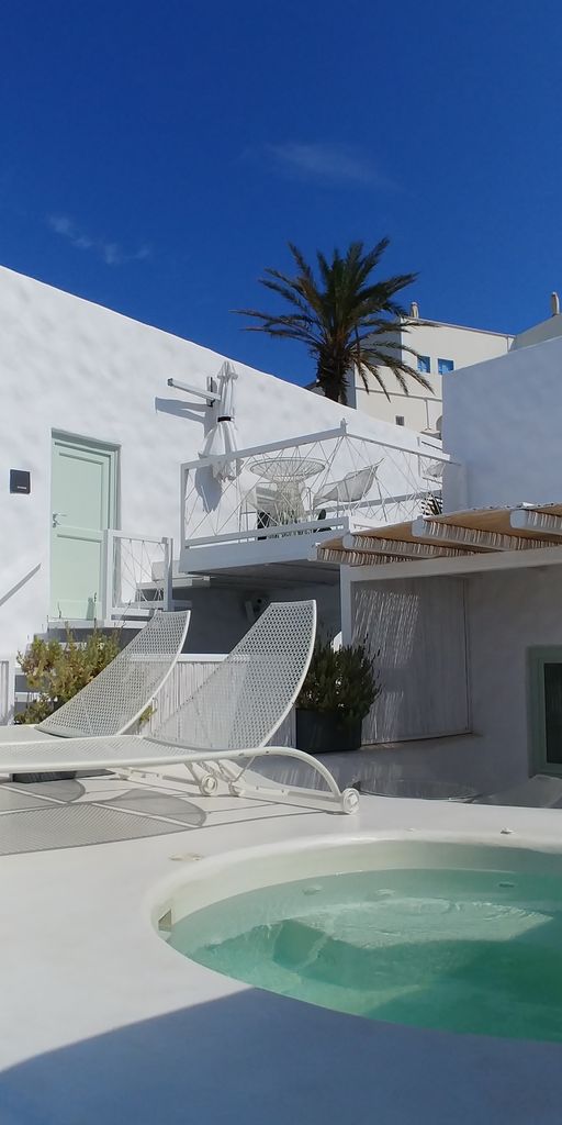 santorin villa avec piscine