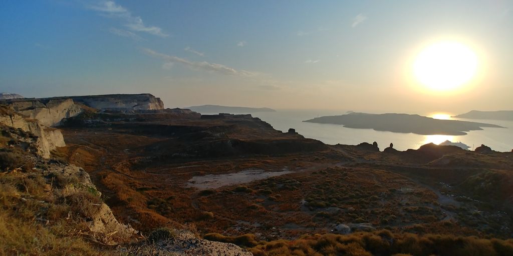 vue sur caldeira falaises