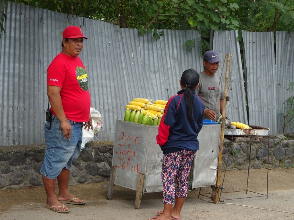 bali vendeur mais grillé