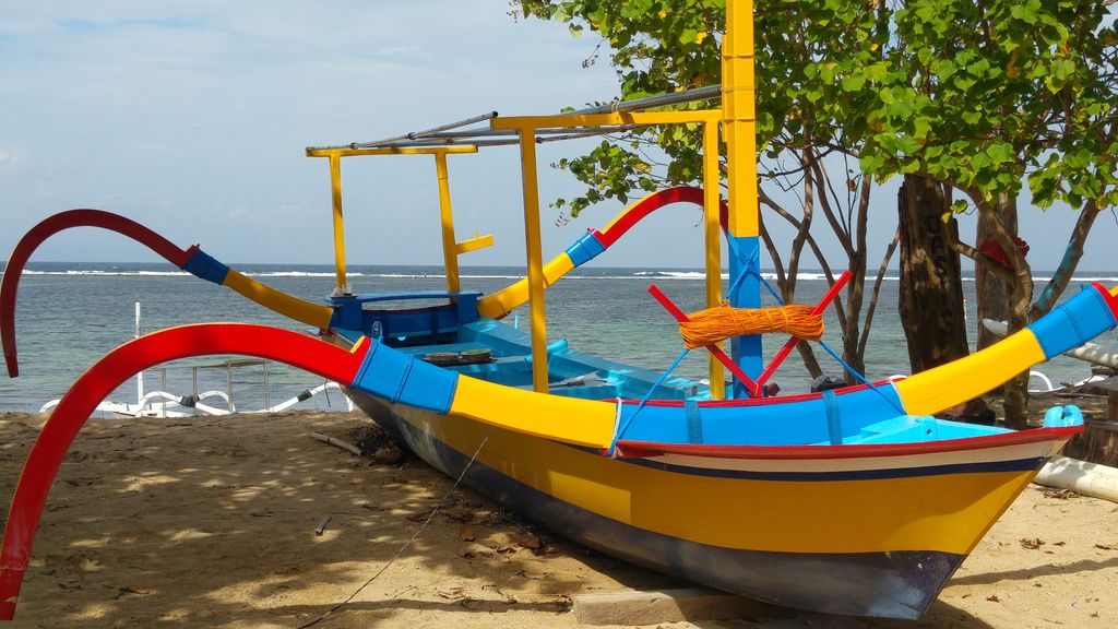 jukung bali bateau de peche