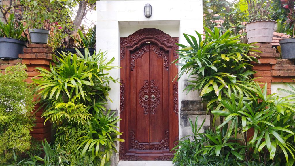 porte maison bali