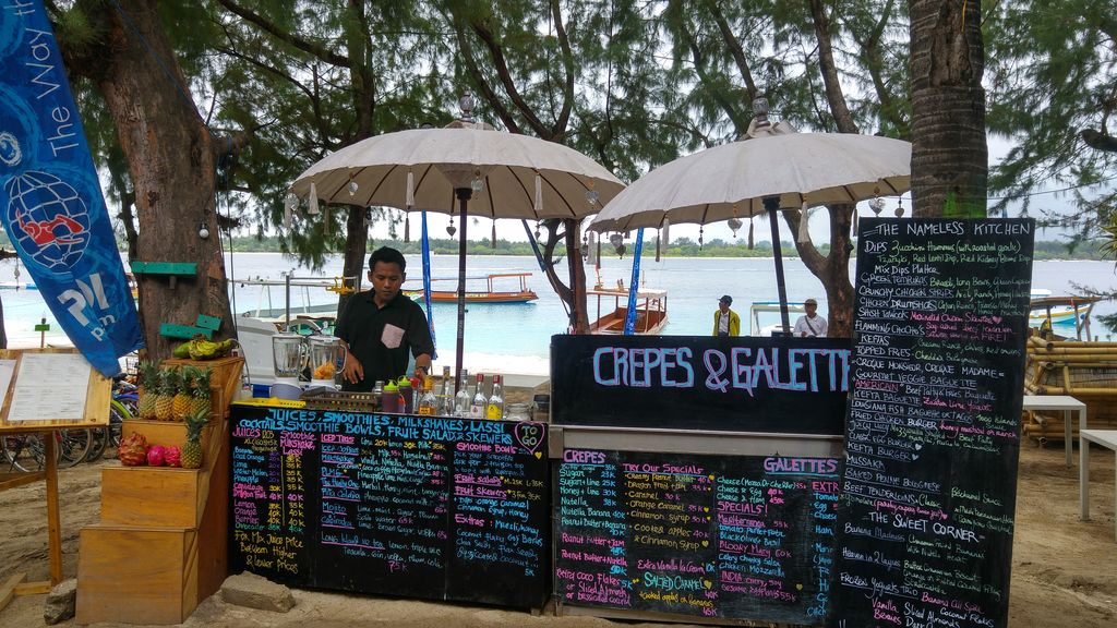 gili trawangan food market